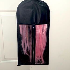 Baby pink clip in Hair Extensions measuring 16 inch and 20 inch